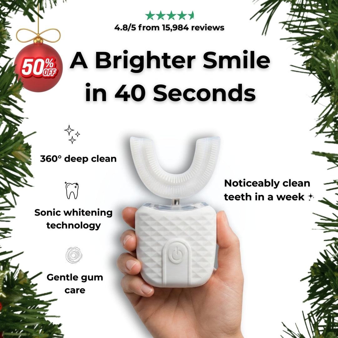 PureSmile 360 sonic toothbrush for teeth whitening