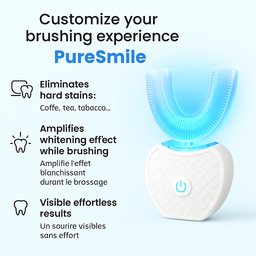 Portable U-Shaped 360° Automatic Electric Toothbrush