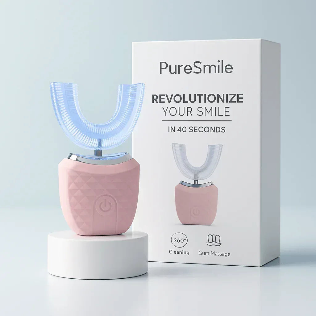 Portable U-Shaped 360° Automatic Electric Toothbrush - PureSmile